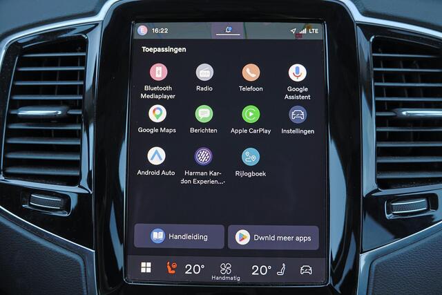 Volvo XC90 T8 Recharge AWD R-Design - Luchtvering - Panorama/schuifdak - IntelliSafe Assist & Surround - 360º Camera - Harman/Kardon audio - Adaptieve LED koplampen - Verwarmde voorstoelen, stuur & achterbank - Parkeersensoren voor & achter - Elektr. bedienb. voorst
