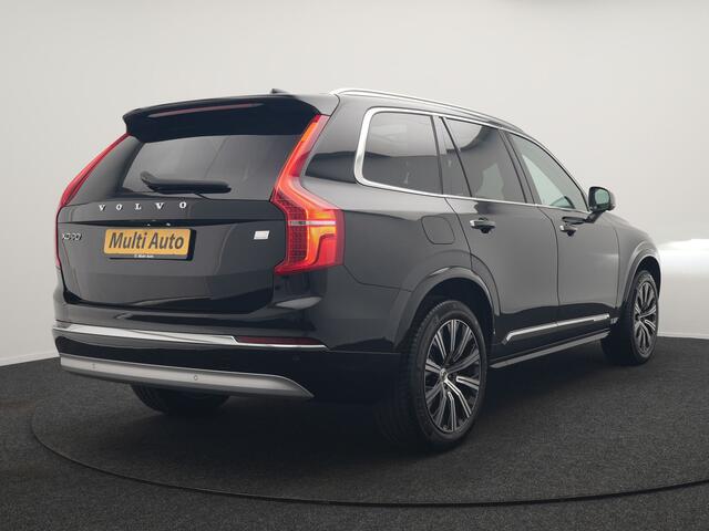 Volvo XC90 T8 Recharge AWD Plus Bright 7 Persoons LONG RANGE PHEV 455pk Dealer O.H. | Panodak | Adaptive Cruise | 360 Camera | Harman / Kardon | Lederen Sportstoelen Memory & Verwarmd | Keyless | Blis | Stuur Verwarmd | Apple Carplay | Navigatie | DAB | Plug In Hybr