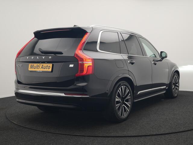 Volvo XC90 T8 Recharge AWD Plus Bright 7 Persoons LONG RANGE PHEV 455pk Dealer O.H. | Trekhaak Af Fabriek | Luchtvering | Adaptive Cruise | Harman / Kardon | Lederen Sportstoelen Ventilatie & Memory | 360 Camera | Stoelen & Stuur Verwarmd | Keyless | Blis | Google A