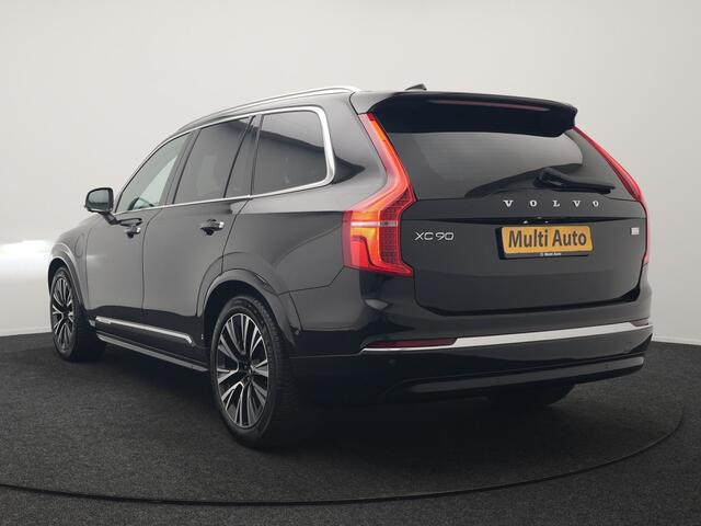Volvo XC90 T8 Recharge AWD Plus Bright 7 Persoons LONG RANGE PHEV 455pk Dealer O.H. | Trekhaak Af Fabriek | Luchtvering | Adaptive Cruise | Harman / Kardon | Lederen Sportstoelen Ventilatie & Memory | 360 Camera | Stoelen & Stuur Verwarmd | Keyless | Blis | Google A