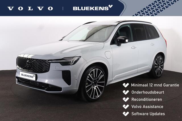 Volvo XC90 T8 Recharge AWD Ultra Black Ed. Exec. - Luchtvering - Panorama/schuifdak - IntelliSafe Assist & Surround - 360º Camera - Bowers & Wilkins audio - Verwarmde voorstoelen, stuur & achterbank - Parkeersensoren voor & achter - Elektr. bedienb. voorstoelen met 