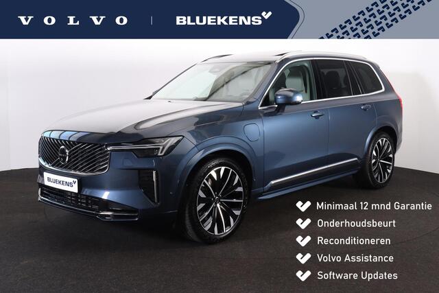 Volvo XC90 T8 Recharge AWD Ultra Bright - Luchtvering - Panorama/schuifdak - IntelliSafe Assist & Surround - 360º Camera - Bowers & Wilkins audio - Adaptieve LED koplampen - Verwarmde voorstoelen, stuur & achterbank - Parkeersensoren voor & achter - Elektr. bedienb.