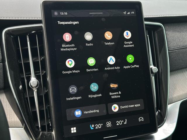Volvo XC90 2.0 T8 Plug-in hybrid AWD Ultra Dark PHEV, Automaat, Luchtvering, Trekhaak semi elektrisch, Leder, Bowers&Wilkins audio, Stoelmassage, Stoelventilatie, Stoelverwarming, Head-up display