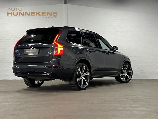 Volvo XC90 2.0 T8 Recharge AWD R-Design *long rang* Luchtvering | Trekhaak | Open dak | Adapt. cruise | Stoel-/stuurverwarming | 360 camera | Stoelventilatie | 22" wielen