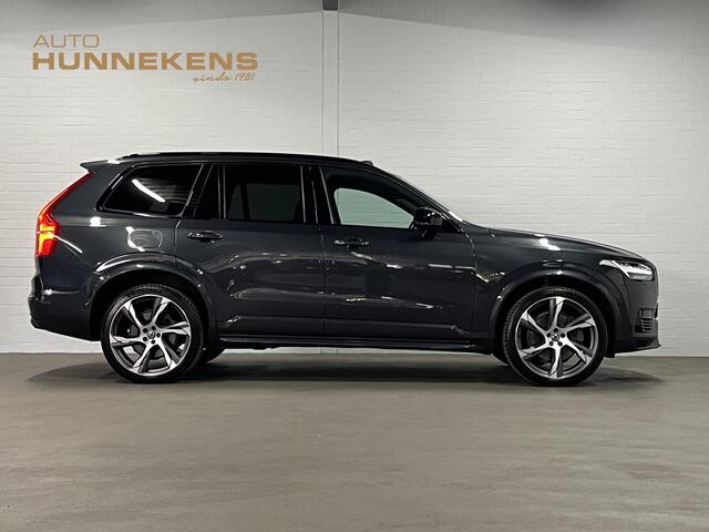 Volvo XC90 2.0 T8 Recharge AWD R-Design *long rang* Luchtvering | Trekhaak | Open dak | Adapt. cruise | Stoel-/stuurverwarming | 360 camera | Stoelventilatie | 22" wielen