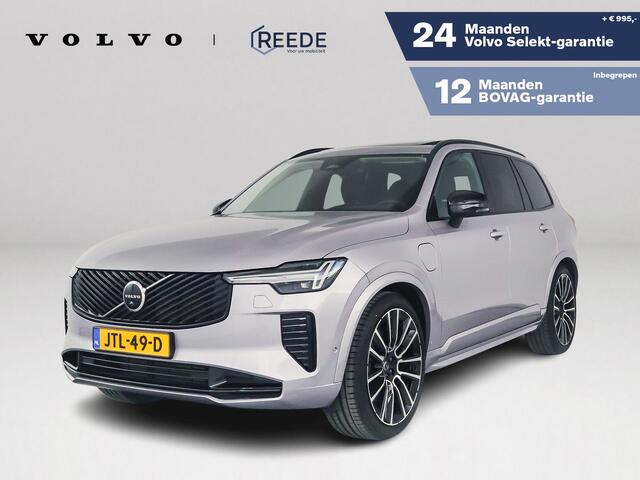 Volvo XC90 T8 Plug-in hybrid AWD Ultra Dark SOH 100% | Panoramadak | 360° camera | Bowers & Wilkins | Luchtvering | Stoelventilatie | Head-up Display | Trekhaak