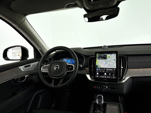 Volvo XC90 T8 Plug-in hybrid AWD Ultra Dark SOH 100% | Panoramadak | 360° camera | Bowers & Wilkins | Luchtvering | Stoelventilatie | Head-up Display | Trekhaak