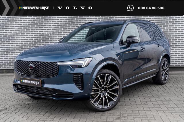 Volvo XC90 T8 Plug-in hybrid AWD Ultra Black Ed. Exec. | Google | Long Range | Ventilatie Voorstoelen | Bowers & Wilkins Audio | Trekhaak | Luchtvering | Head-Up Display | Stoel-/Stuurverwarming | Adaptieve Cruise Control | 360 Camera | Massage | Gelamineerde Zijrui