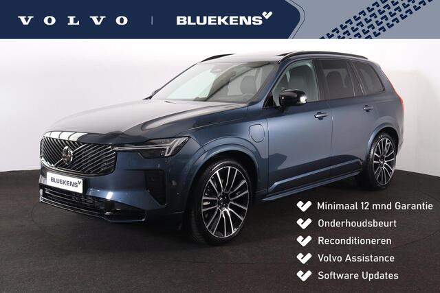 Volvo XC90 T8 Recharge AWD Ultra Dark Exec. Ed. - Luchtvering - Panorama/schuifdak - IntelliSafe Assist & Surround - 360º Camera - Bowers & Wilkins audio - Adaptieve LED koplampen - Verwarmde voorstoelen, stuur & achterbank - Parkeersensoren voor & achter - Elektr.