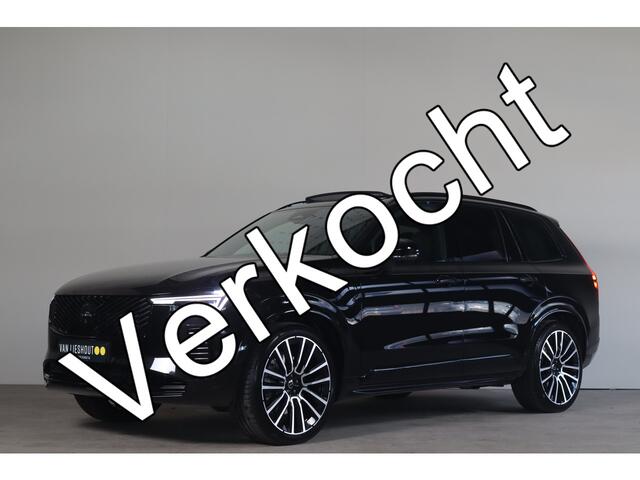Volvo XC90 2.0 T8 PHEV AWD Ultra Black Edition Bow&Wilk I Luchtvering I Elek.Trek. I HUD