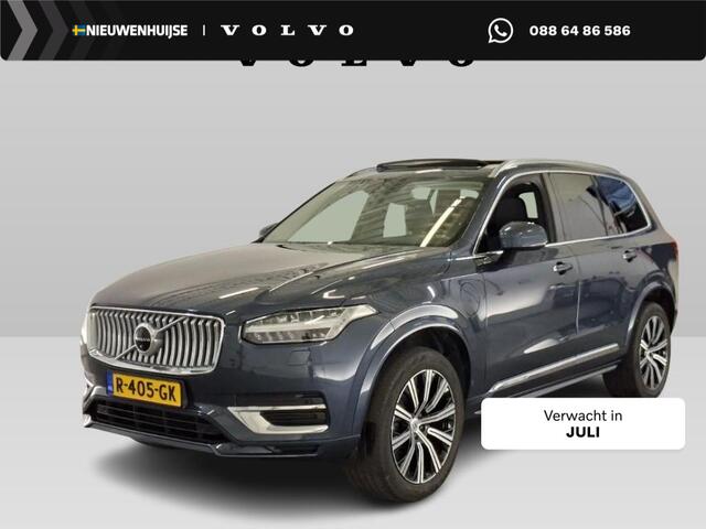 Volvo XC90 2.0 T8 Recharge AWD Inscription | Long Range | SOH: 99% | Trekhaak | 360º Camera | Stoel/stuurverwarming | Harman/Kardon | Memory | Power Seats | Adaptieve Cruise | Standkachel | Extra getint glas | Draadloze lader |
