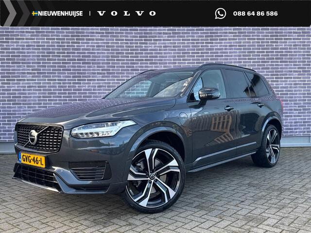 Volvo XC90 2.0 T8 Recharge AWD R-Design | Trekhaak | Adaptieve cruise control | Leer | Keyless entry | Stoel/stuur verwarming | Achteruitrijcamera | 22" |