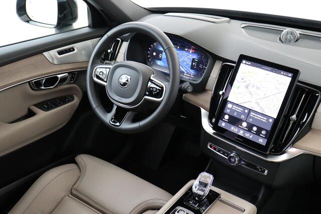 Volvo XC90 II T8 PLUG-IN HYBRID AWD PLUS DARK -BOWERS&WILKINS|LUCHTVERING|GEVENT.LEDER|HEAD-UP DISP.|360°CAM|PRIVACY.GLAS|TREKHAAK|20"|ALL-SEASON|SoH:97%