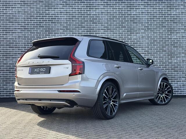 Volvo XC90 2.0 T8 Plug-in hybrid AWD Ultra Dark | SOH:100% | Trekhaak | Actieve Luchtvering | Bowers en Wilkins Audio | Nappa leder met ventilatie | Panoramadak | 22" lichtmetalen velgen | Massage stoelen | Power Seats |