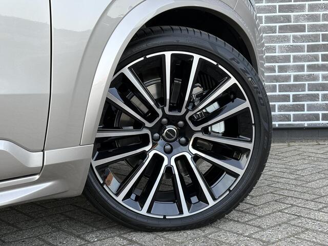 Volvo XC90 2.0 T8 Plug-in hybrid AWD Ultra Dark | SOH:100% | Trekhaak | Actieve Luchtvering | Bowers en Wilkins Audio | Nappa leder met ventilatie | Panoramadak | 22" lichtmetalen velgen | Massage stoelen | Power Seats |