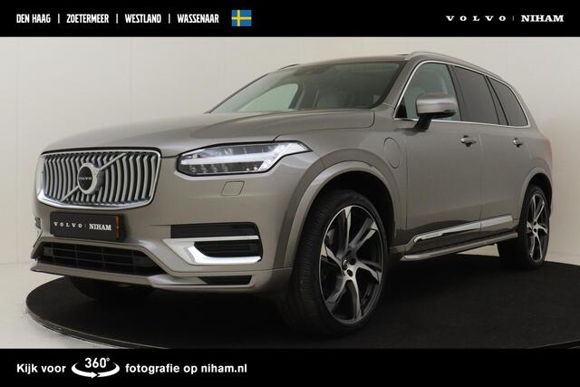 Volvo XC90 T8 RECHARGE AWD INSCRIPTION EXCLUSIVE *HEICO!* -PANO.DAK|HARMAN/KARDON|GEVENT.LEDER|360°CAM|HEAD-UP DISP.|ADAP.LED|BLIS|PRIVACY.GLAS|RUNNINGBOARDS|22"|SoH:86%