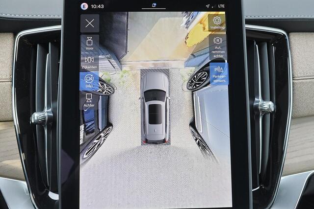 Volvo XC90 T8 Recharge AWD Ultra Bright - Luchtvering - Panorama/schuifdak - IntelliSafe Assist & Surround - 360º Camera - Bowers & Wilkins audio - Adaptieve LED koplampen - Verwarmde voorstoelen, stuur & achterbank - Parkeersensoren voor & achter - Elektr. bedienb. voorstoelen met geheugen - Geventileerde voorstoelen - Head up display - Draadloze tel. lader - Extra getint glas - Inklapbare trekhaak - 21' LMV