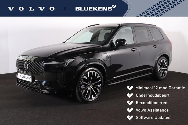 Volvo XC90 T8 Recharge AWD Ultra Dark - Luchtvering - Panorama/schuifdak - IntelliSafe Assist & Surround - 360º Camera - Harman/Kardon audio - Verwarmde voorstoelen, stuur & achterbank - Parkeersensoren voor & achter - Elektr. bedienb. voorstoelen met geheugen - Head up display - Draadloze tel. lader - Extra getint glas - 21' LMV