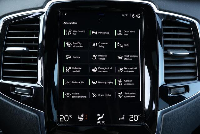 Volvo XC90 T8 Recharge AWD R-Design - Luchtvering - Panorama/schuifdak - IntelliSafe Assist & Surround - 360º Camera - Harman/Kardon audio - Adaptieve LED koplampen - Verwarmde voorstoelen, stuur & achterbank - Parkeersensoren voor & achter - Elektr. bedienb. voorstoelen met geheugen - Head up display - Extra getint glas - Elektr. inklapbare trekhaak - 20' LMV