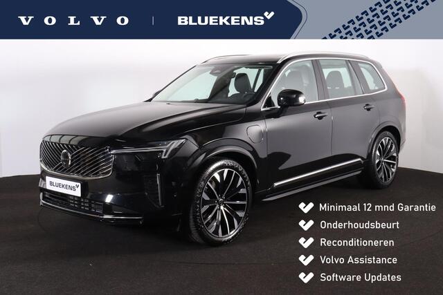 Volvo XC90 T8 Recharge AWD Ultra Dark - Luchtvering - Panorama/schuifdak - IntelliSafe Assist & Surround - 360º Camera - Bowers & Wilkins audio - Adaptieve LED koplampen - Verwarmde voorstoelen, stuur & achterbank - Parkeersensoren voor & achter - Elektr. bedienb. voorstoelen met geheugen - Draadloze tel. lader - Inklapbare trekhaak - 21' LMV