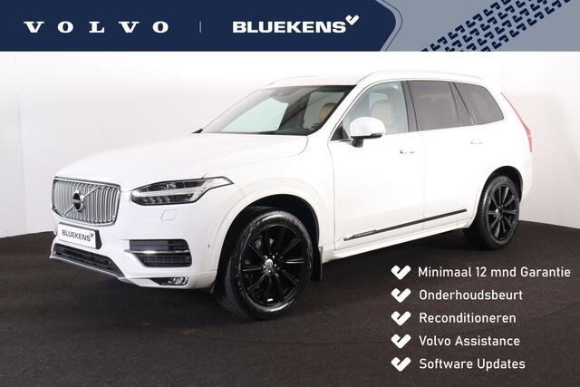 Volvo XC90 T5 AWD Inscription - IntelliSafe Assist & Surround - Adaptieve LED koplampen - Standkachel - Verwarmde voorstoelen, stuur & achterbank - Elektr. bedienb. voorstoelen met geheugen - Parkeercamera achter - Parkeersensoren voor & achter - Extra getint glas - Inklapbare trekhaak