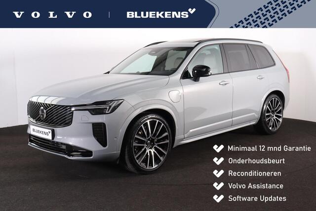 Volvo XC90 T8 Recharge AWD Ultra Dark Exec. Ed. - Luchtvering - Panorama/schuifdak - IntelliSafe Assist & Surround - 360º Camera - Bowers & Wilkins audio - Adaptieve LED koplampen - Verwarmde voorstoelen, stuur & achterbank - Parkeersensoren voor & achter - Elektr. bedienb. voorstoelen met geheugen - Head up display - Draadloze tel. lader - Extra getint glas - 22' LMV