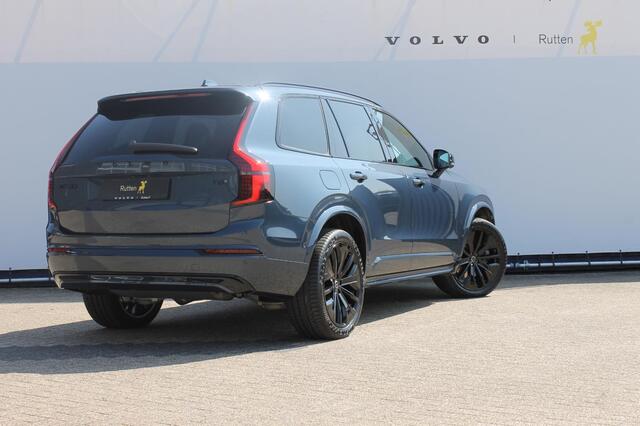 Volvo XC90 T8 406pk Automaat AWD Ultra Black Edition / Stoelmassage - en ventilatie / Luchtvering / Trekhaak / Panoramadak / Google services / Elektrisch bedienbare voorstoelen met geheugen / Stoelverwarming voor en achter – foto 4
