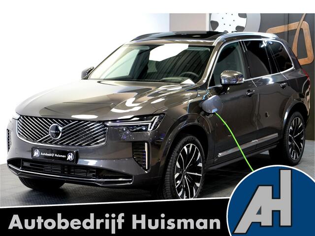 Volvo XC90 2.0 T8 AWD 335kW/456pk Aut8 Plug-in hybrid Plus Bright 7P PANORAMADAK + HARMAN/KARDON + 360 CAMERA + MATRIX LED + PILOT ASSIST + STOEL-&STUURVERWARMING + HEAD-UP DISPLAY + ADAPT.CRUISE + BLIS + PARKSENSOREN V&A + 21" LM-VELGEN!!