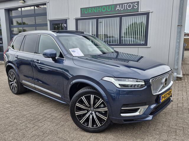 Volvo XC90 T8 Recharge AWD Inscription | Harman Kardon audiosysteem | Stuur verwarmd | Elektrisch verstelbare stoel(en) met geheugen | Extra getint glas achter |Voorstoelen verwarmd | Trekhaak | Electrische dak | Draadloos telefoon opladen