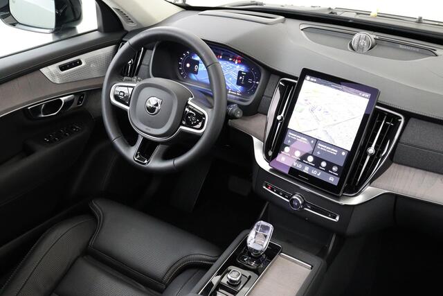 Volvo XC90 II T8 PLUG-IN HYBRID AWD ULTRA DARK *FULL OPTIONS!* -PANO.DAK|BOWERS&WILKINS|LUCHTVERING|360°CAM|HEAD-UP DISP.|GEVENT.LEDER+MASSAGE|PRIVACY.GLAS|TREKHAAK|21"ALL-SEASON|SoH:100%