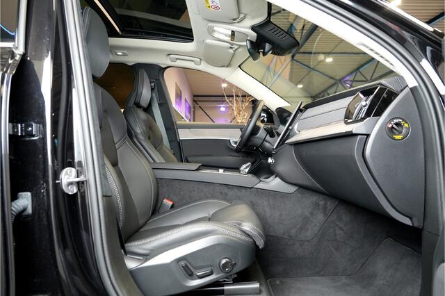 Volvo XC90 2.0 T8 AWD 335kW/456pk Aut8 Recharge Ultra Bright 7P LUCHTVERING + HARMAN/KARDON + MASSAGE + ALCANTARA HEMEL + ADAPT.CRUISE + PANORAMADAK + HEAD-UP + STOELVERWARMIN V&A + STUURVERWARMING + LEDEREN DASHBOARD + 360 CAMERA + STOELVENTILATIE + 21" LM-VELGEN!! – foto 4