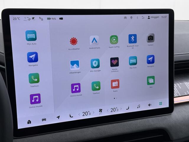 Zeekr 001 AWD Performance 544PK 100kWh Panoramadak Warmtepomp 360°Camera Adap.Cruise Navi Ecc Stoel+Stuur+Achterbankverwarming Head-Up Display Lmv 22" Pdc Elek.Achterklep Matrix Led Apple Carplay/Android Auto Draadloze telefoonlader 2.000kg Trekvermogen! 1e Eigenaar Origineel Nederlandse Auto