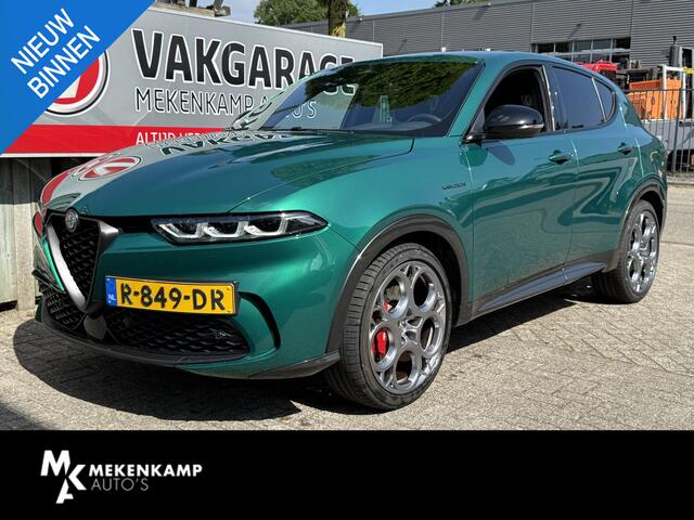 Alfa Romeo Tonale 1.5T Hybrid Veloce 20''/DNA/Leder + memory/Stuur + stoelverwarming + koeling/Dodehoek/Adaptieve cruise/Harman Kardon/Keyless/Camera/Matrix LED