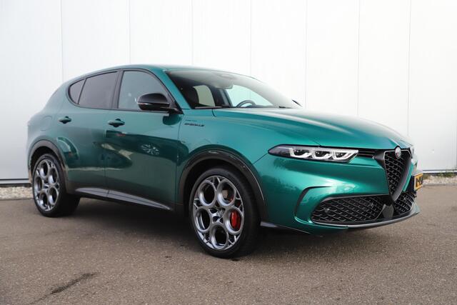 Alfa Romeo Tonale 1.5T Hybrid Edizione Speciale Verde Montreal Automaat Leder Sportstoelen Stoelverwarming Koeling Harman Kardon 19 inch LMV Navigatie Carplay Achteruitrijcamera