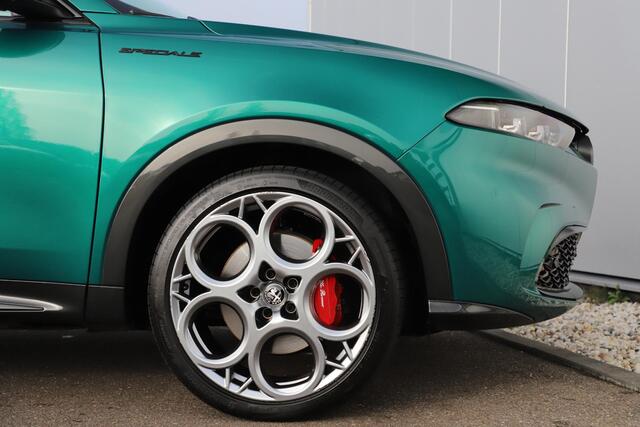 Alfa Romeo Tonale 1.5T Hybrid Edizione Speciale Verde Montreal Automaat Leder Sportstoelen Stoelverwarming Koeling Harman Kardon 19 inch LMV Navigatie Carplay Achteruitrijcamera