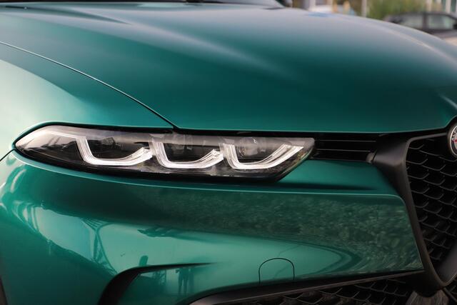 Alfa Romeo Tonale 1.5T Hybrid Edizione Speciale Verde Montreal Automaat Leder Sportstoelen Stoelverwarming Koeling Harman Kardon 19 inch LMV Navigatie Carplay Achteruitrijcamera
