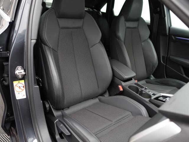 Audi A3 Limousine 35 TFSI S edition one Aut- Sport Leder Interieur, Carplay, Sfeerverlichting, Stoelverwarming, Virtual Cockpit