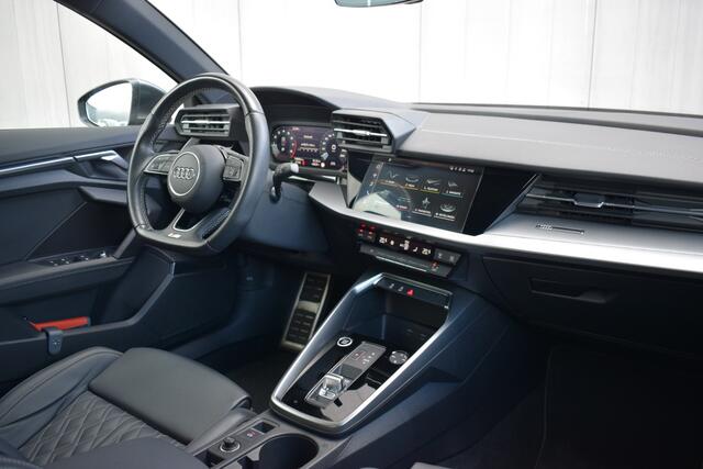 Audi A3 Limousine 35 TFSi Automaat S-Line LED | Carplay | Zwart Leder | 2x S-Line | B&O | Keyless | Sportstoelen