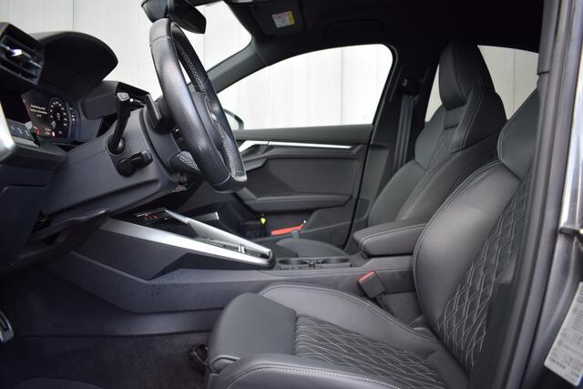Audi A3 Limousine 35 TFSi Automaat S-Line LED | Carplay | Zwart Leder | 2x S-Line | B&O | Keyless | Sportstoelen