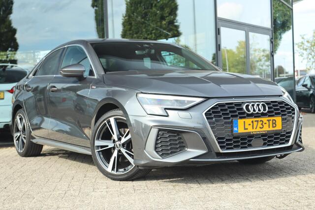 Audi A3 LIMOUSINE 30 TFSI S EDITION AUT. | 3X S-LINE | VIRT. COCKPIT | LED | LEDER | STOELVERW. | CARPLAY