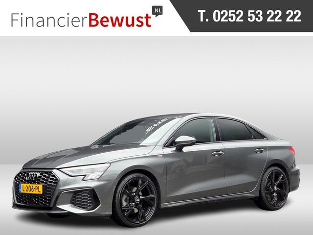 Audi A3 Limousine 30 TFSI AUT7 3x S-LINE BLACK-EDITION SPORTSTOELEN PARKASSIST NAVI DIGIDASH 19 INCH.LMV PDC