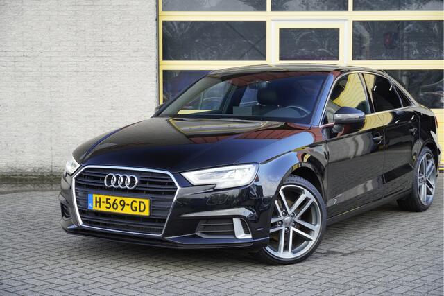 Audi A3 Limousine 30 TDI Advance Sport BJ2019 Lmv 18" | Led | Pdc | Navi | Dynamische knipperlichten | Climate control | Cruise control | Sportstoelen | Verwarmde voorstoelen | Zwarte hemel | Extra getint glas