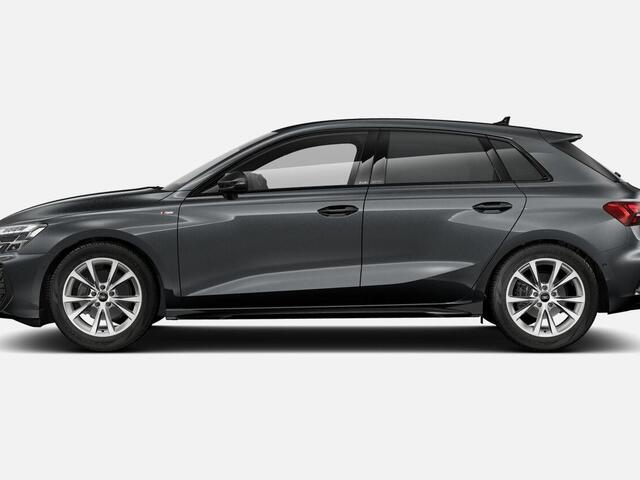 Audi A3 SPORTBACK 35 TFSI S edition 150 PK · Assis.pak Driving+Parking plus · Comfortpakket plus · Optiekpakket zwart plus