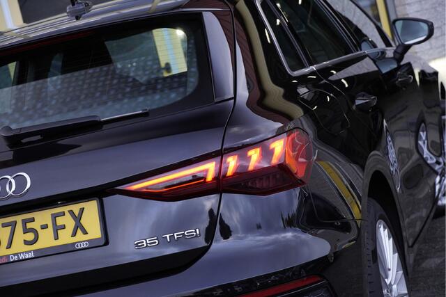 Audi A3 SPORTBACK 35 TFSI 150PK! Business Edition BJ2020 Lmv 17" | Led V+A | Pdc | Navi | Dynamische knipperlichten | App-Connect | Virtual cockpit | Climate control | Cruise control | Sportstoelen | Getint glas | Nw-model!
