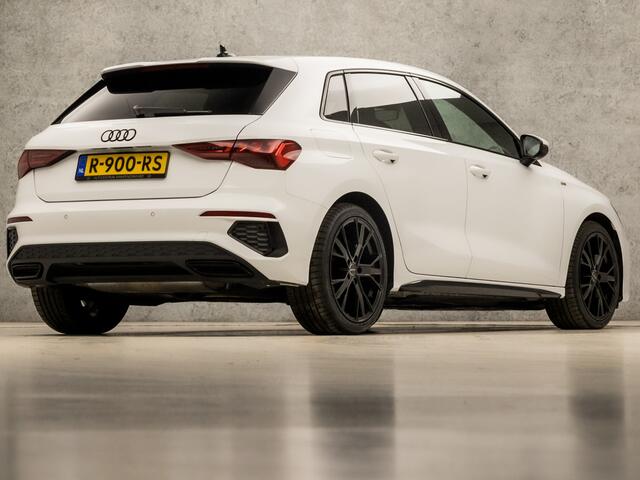 Audi A3 SPORTBACK 30 TFSI S-Line Sport Automaat (2X S-LINE, APPLE CARPLAY, GROOT NAVI, LEDER, ADAPTIVE CRUISE, STOELVERWARMING, SPORTSTOELEN, GETINT GLAS, DAB+, NIEUWE APK, NIEUWSTAAT)