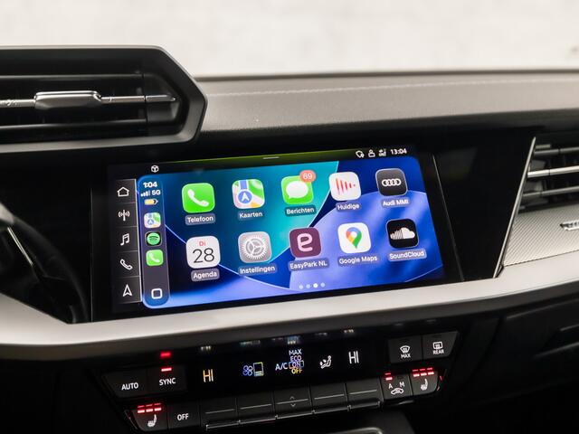 Audi A3 SPORTBACK 30 TFSI S-Line Sport Automaat (2X S-LINE, APPLE CARPLAY, GROOT NAVI, LEDER, ADAPTIVE CRUISE, STOELVERWARMING, SPORTSTOELEN, GETINT GLAS, DAB+, NIEUWE APK, NIEUWSTAAT)