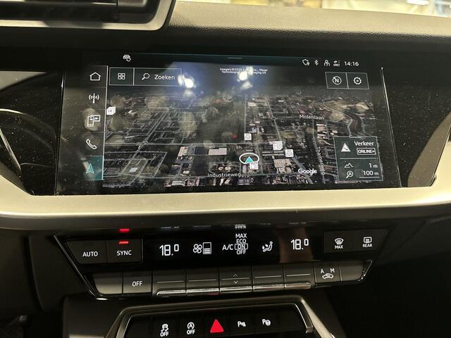 Audi A3 SPORTBACK 30 TFSI 110pk S-tronic Advanced edition · Apple/Android Car Play · Navigatie · P-Sensoren · Getint Glas · Parkeer Assistent · 17'' Inch · Garantie t/m 18-01-2027 of 100.000km