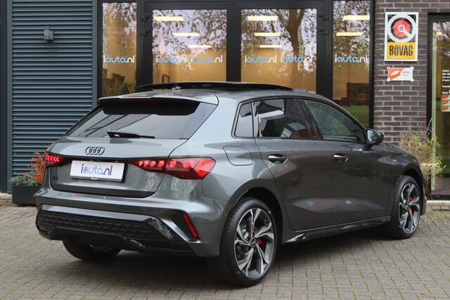 Audi A3 SPORTBACK 45 TFSI e 272pk S edition Competition Pano/Matrix LED/Navi+/Keyless/Camera/Head-up/Sonos/ACC/Dodehoek