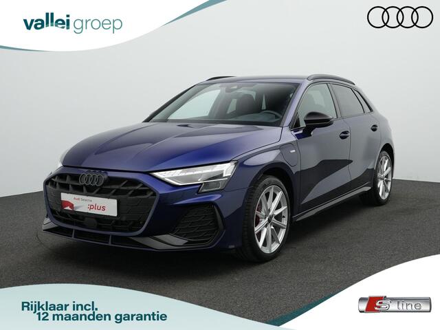 Audi A3 SPORTBACK 45 TFSI e 272 pk S-tronic S-Line | Head-up display | Matrix LED | Sonos | Elektr. verstelbare stoel | Achteruitrijcamera