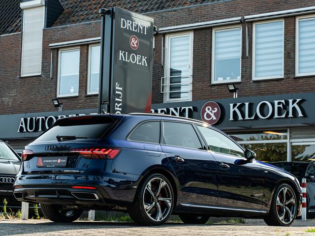Audi A4 Avant 40 TFSI S edition Competition PANO RS SCHAALSTOEL BLACK OPTIC 19 INCH CAMERA TREKHAAK BOMVOL!!